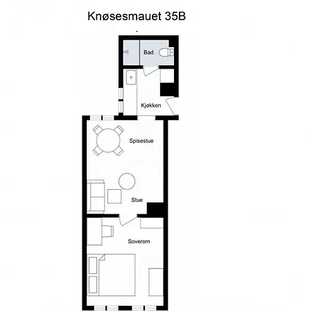 Apartment Bo I Bergens Eldste Smau Pa Nostet - Sentralt Og Rolig *